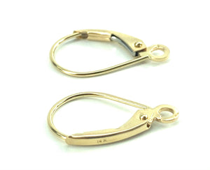 14K Lever Back Ear Wire, Sku#11-29-234