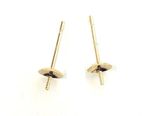14K Solid Gold Post With A 5mm Cup, Sku#275-14Y-5