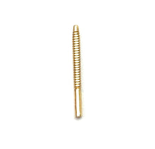 14K solid yellow gold post threaded, SKU# 9.91347