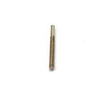 14K solid white gold ear post 11 threaded, SKU# 12-28-9C