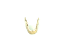 14K Solid Gold 2.5mm End Cap, Sku#YG961