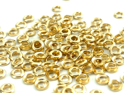 14K Solid Gold 2mm Grommet 1.5mm Hole, Sku#1003742