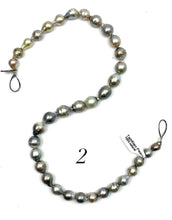 Tahitian pearl strand, 100% natural, SKU# 1113