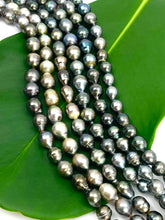 Tahitian pearls strand, 100% natural, SKU# 1114
