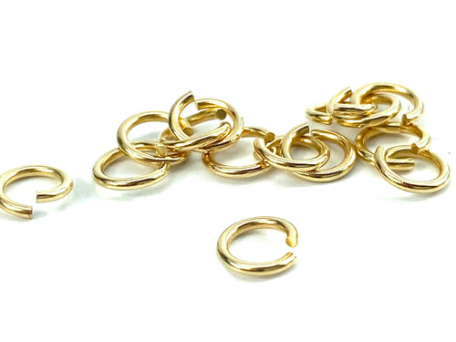 14K Solid Gold 5mm Jump Ring, Sku#1-41-2005
