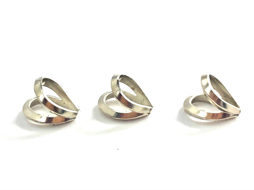 14K White Gold Bail Knife Sku#782