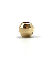 14K solid yellow gold bead, SKU #1004930D