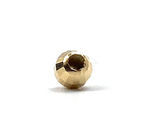 14K solid yellow gold bead, SKU #1004930D