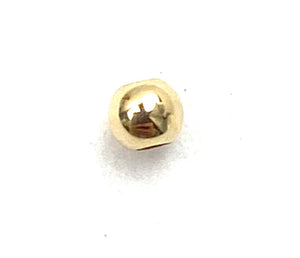 14K solid yellow gold beads, SKU# 11-05-7050