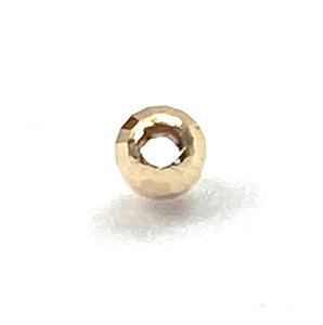 14K solid yellow gold beads, SKU# 1004925SMD