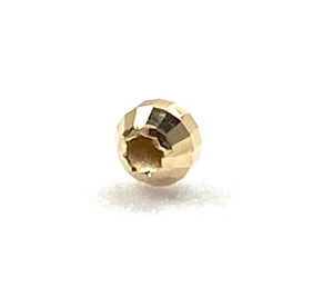 14K solid yellow gold beads, SKU# 1004925SMD