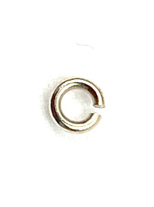 14K solid white gold jump ring, SKU# 12-41-1