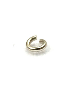 14K solid white gold jump ring, SKU# 12-41-1
