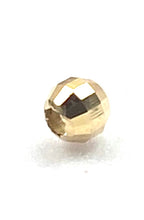 14K solid yellow gold bead, SKU# 1004920D