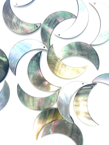 Mother Of Pearl Crescent Moon Shell, Sku#M63