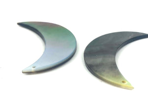 Mother Of Pearl Crescent Moon Shell, Sku#M63