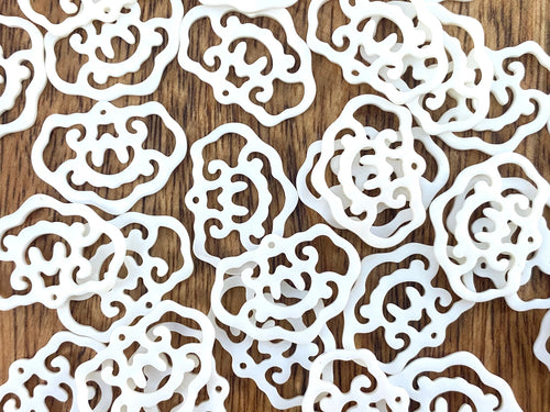 Mother Of Pearl White Shell, Sku#M186