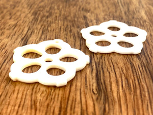 Mother Of Pearl Flower Shell, Sku#M365