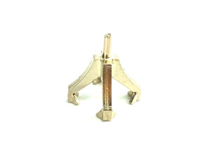 14K Yellow Gold SQ Center W/Peg Sku#1.0CT971-5.5