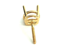 14K Yellow Gold Earpost Thread Basket Sku#11-28-3906/5