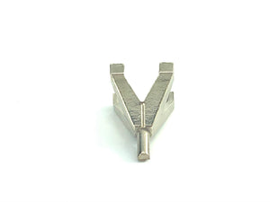 14K White Gold SQ Center W/Peg V-End Sku#75CT SO38P 5 VS