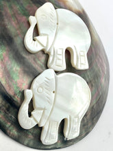 M51 White South Sea MOP Elephant
