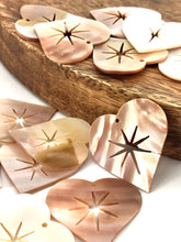 Stunning Mother Of Pearl Shining Heart Sku#M352