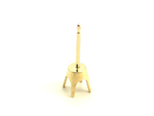 14K Yellow Gold Light Weight 4 Prongs .50CT Sku#4400-50