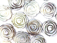 Mother Of Pearl Rose Shell, Mother Of Pearl Rose Bead, Sku#M188