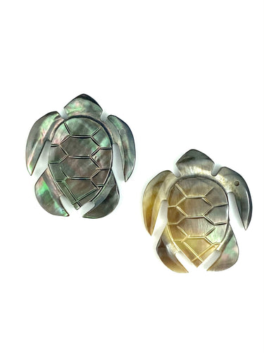 Mother Of Pearl Turtle Shell, Mother Of Pearl Bead, Sku#M95