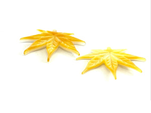 Mother Of Pearl Marijuana Leaf Shell, Sku#M269