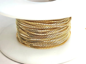 1.0mm 14k Gold Fill Curb Chain S1MM