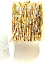 1.0mm 14k Gold Fill Curb Chain S1MM