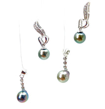 Sterling silver with Tahitian pearl pendant, SKU# 11124