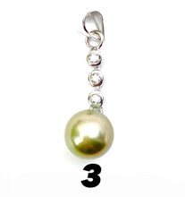 Sterling silver with Tahitian pearl pendant, SKU# 11124