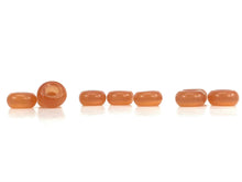 Dyed Orange Jade Donut Beads, Sku#BG54