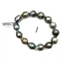 Tahitian pearl necklace, 100% natural, SKU# 1112