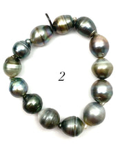 Tahitian pearl necklace, 100% natural, SKU# 1112