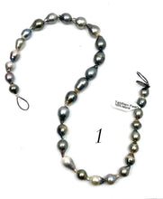 Tahitian pearl strand, 100% natural, SKU# 1113