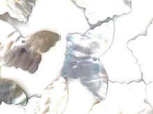 Black Tahitian Mother Of Pearl Moth Beads, Sku#M264
