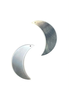 Mother Of Pearl Crescent Moon Shell, Sku#M63