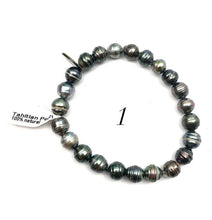 Tahitian pearl bracelet, 100% natural, SKU# 1117