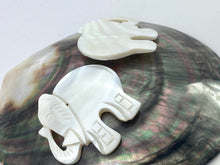 M51 White South Sea MOP Elephant