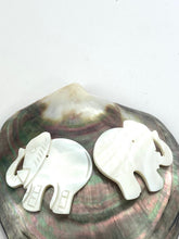 M51 White South Sea MOP Elephant