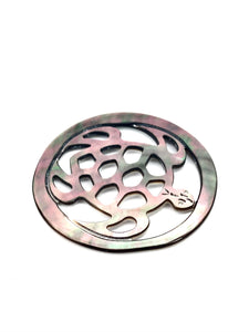 Mother Of Pearl Enclosed Turtle Sku#M376