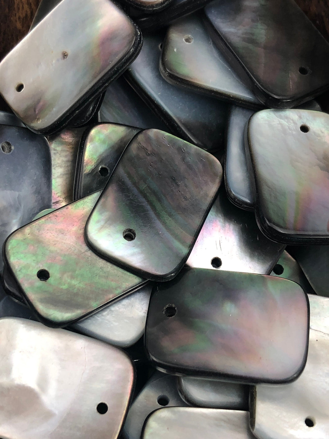 Black Tahitian Mother Of Pearl Bead Sku#M587