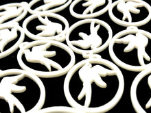 White South Sea Mother Of Pearl Bird Shell Sku#M610