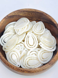 White South Sea Mother Of Pearl Shell Beads Sku#M633