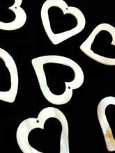 White South Sea Mother Of Pearl Heart Sku#M574