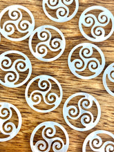 White South Sea Mother Of Pearl Beads, Sku#M528
